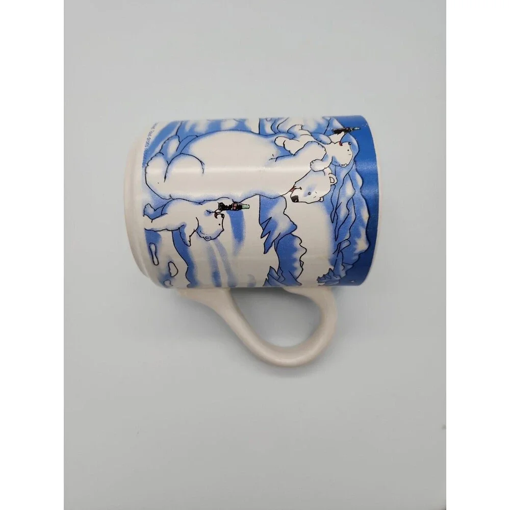 Vintage Coca Cola Polar Bears Gibson Large Coffee Mug 1997